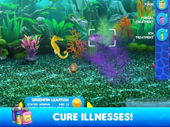 Fish Tycoon 2 Virtual Aquarium iPad app afbeelding 4