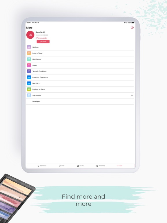 صالون ستيشن iPad screenshot 5 - Business app