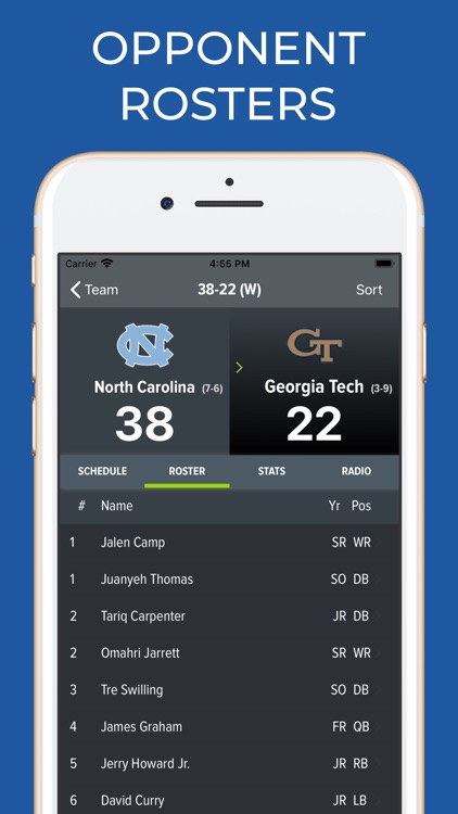 North Carolina Football screenshot-8
