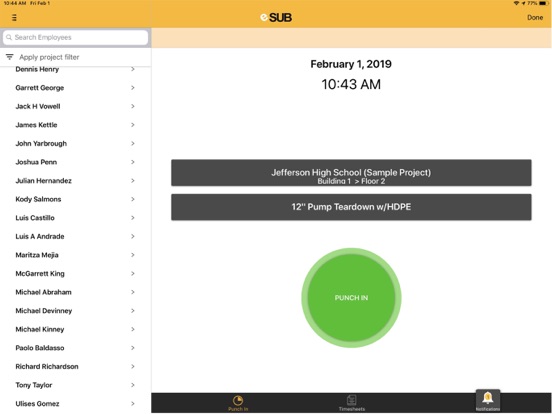 eSUB Kiosk iPad screenshot 5 - Business app