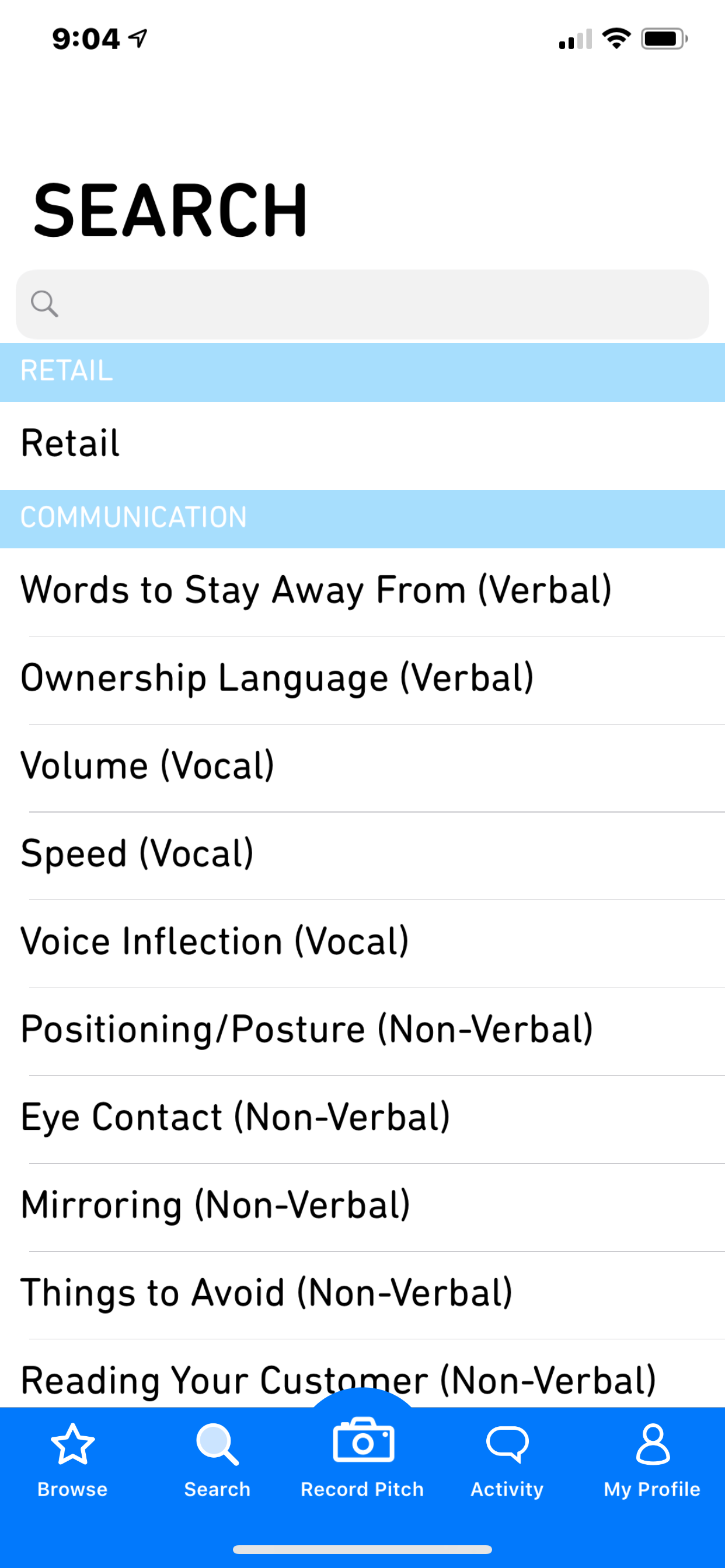 Coach: Training screenshot 3