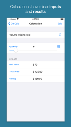 Go Calc screenshot 5