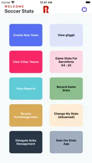 soccer statistics tracker iphone screenshot 1