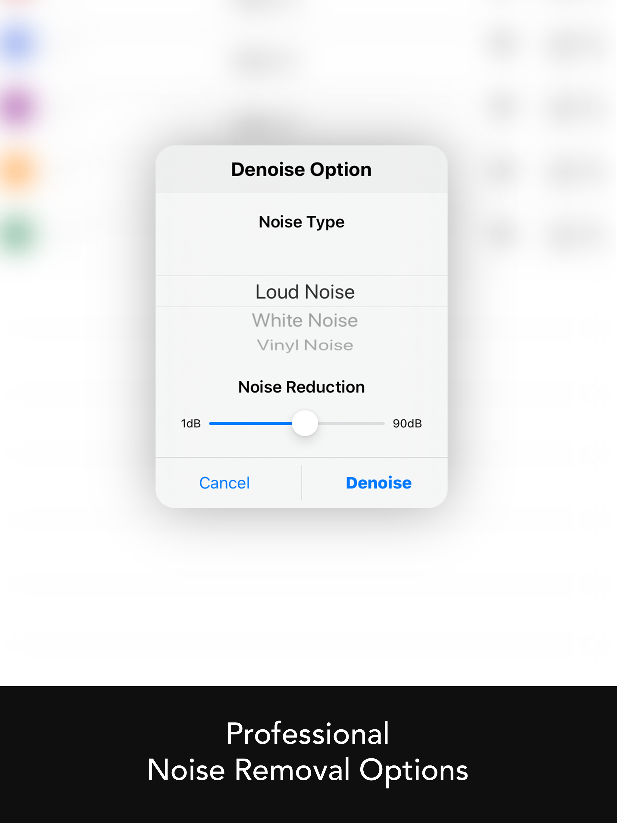Denoise Audio - Remove Noise