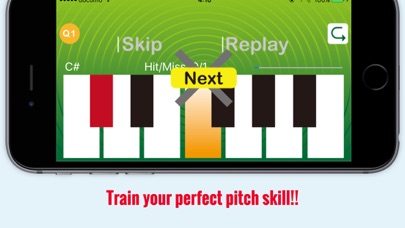 Easy Perfect Pitch Training app screenshot
