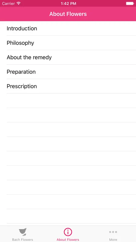 Bach Flowers Remedies screenshot 5 of 5