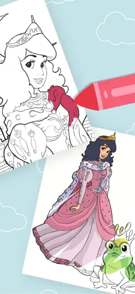 Game screenshot Princess - Coloring Pages apk