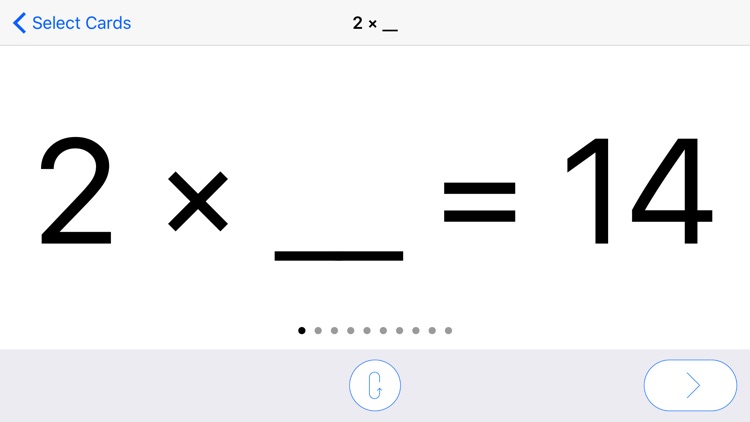 Pure Flashcards Multiplication