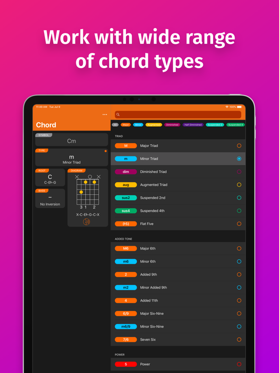 Screenshot #5 pour Chords by Stave'n'Tabs