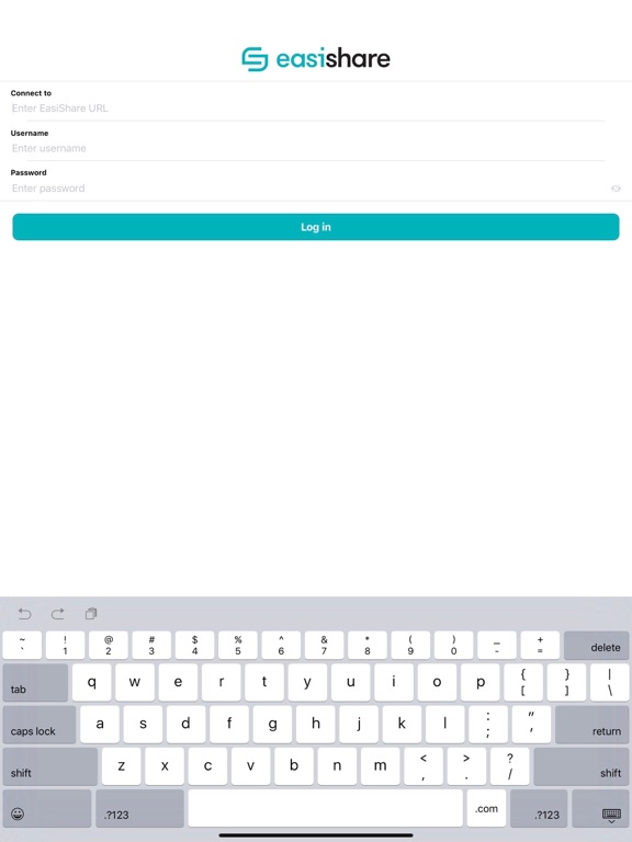 EasiShare iPad screenshot