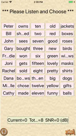 Game screenshot Cancatenated Sentence in Noise apk