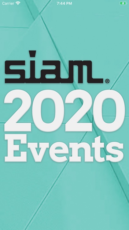 SIAM 2020 Conferences