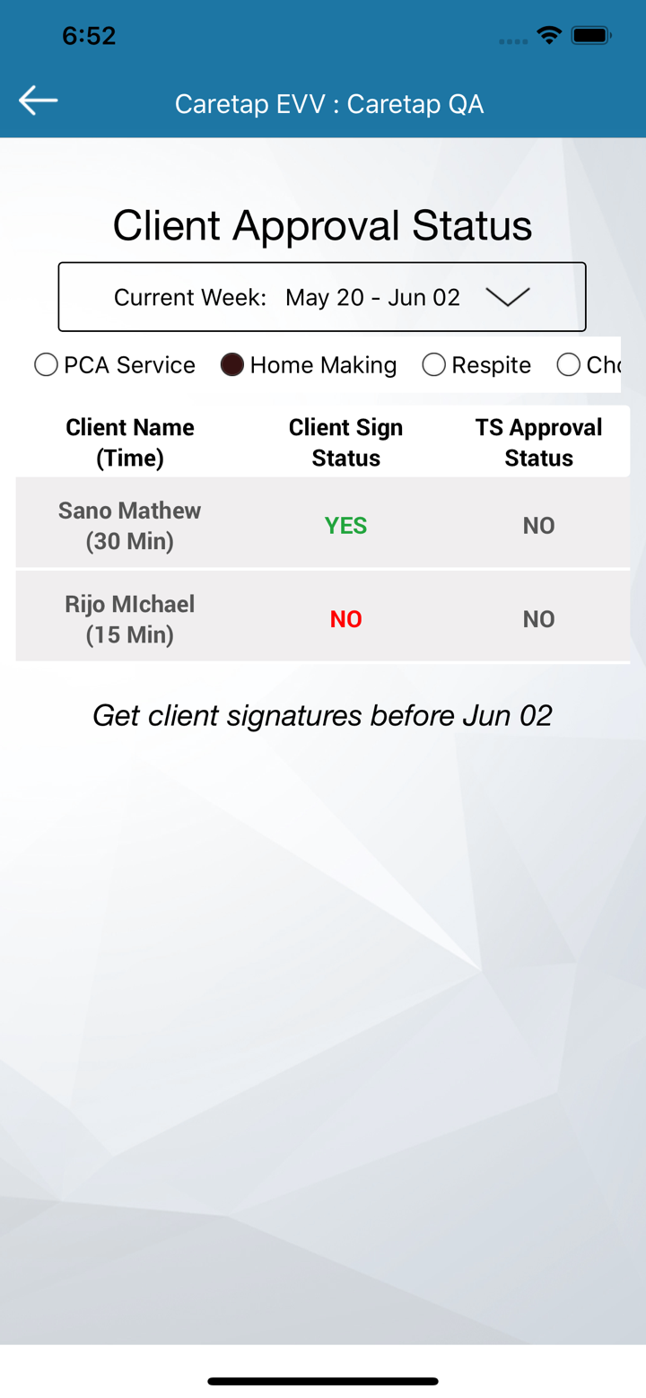 Caretap EVV screenshot 3