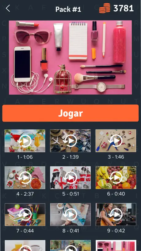8 Caça-Palavras em uma foto