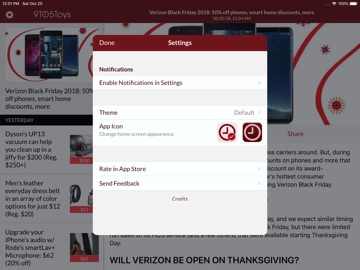 9to5Toys iPad screenshot
