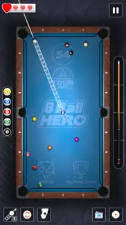 8 ball hero - pool puzzle game iphone screenshot 2