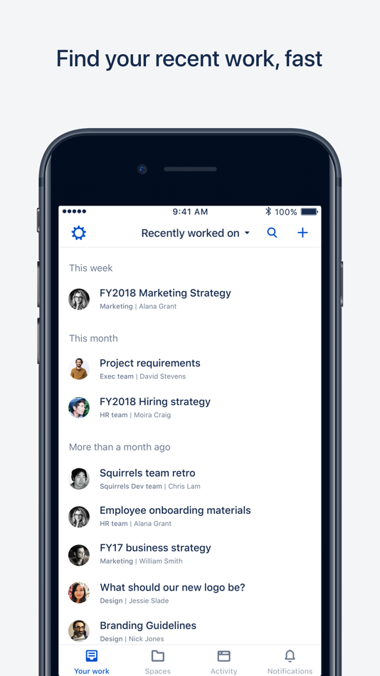 #3. Confluence Data Center (iOS) بواسطة: Atlassian