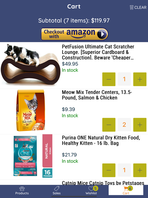 Meow Shop iPad screenshot 5 - Shopping app