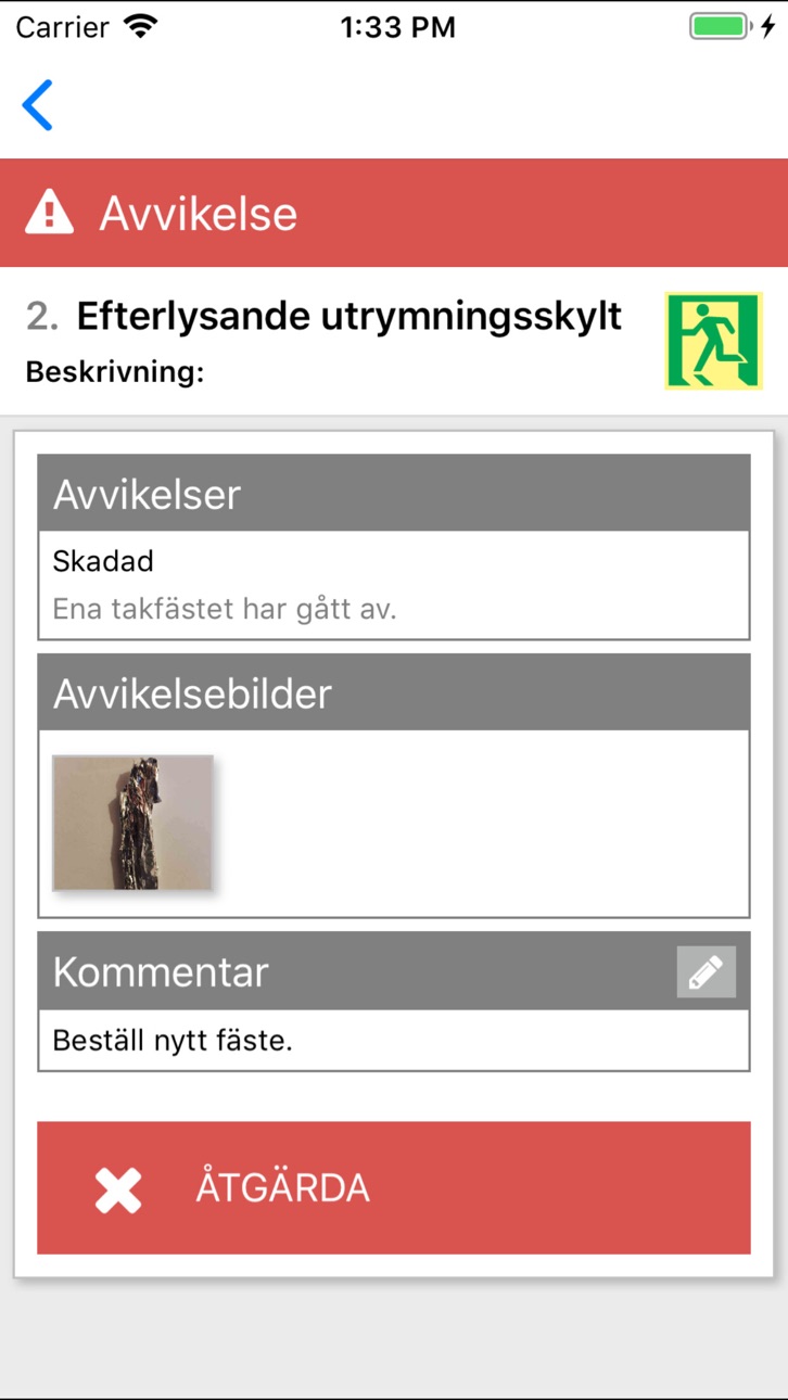 iPhone screenshot
