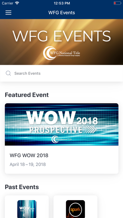 WFG Events screenshot 2