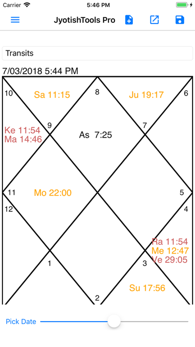 JyotishToolsPro for iPhone Screenshot