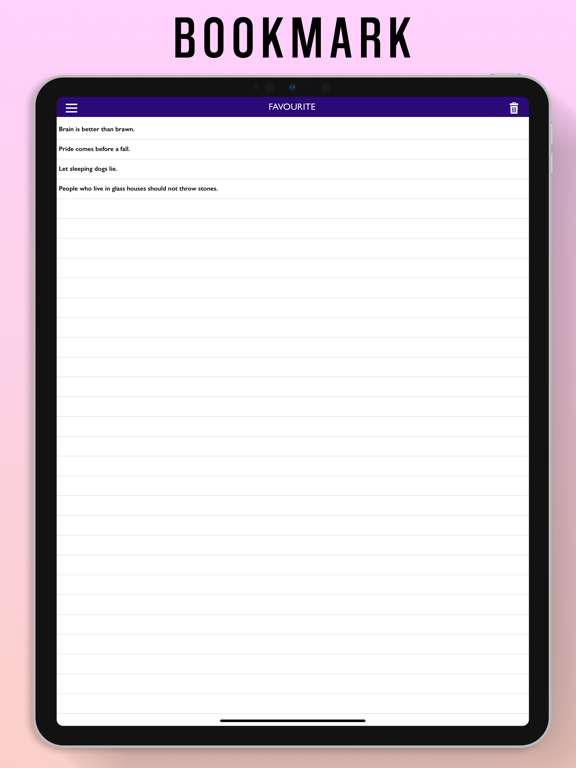 Synonyme Français iPad screenshot