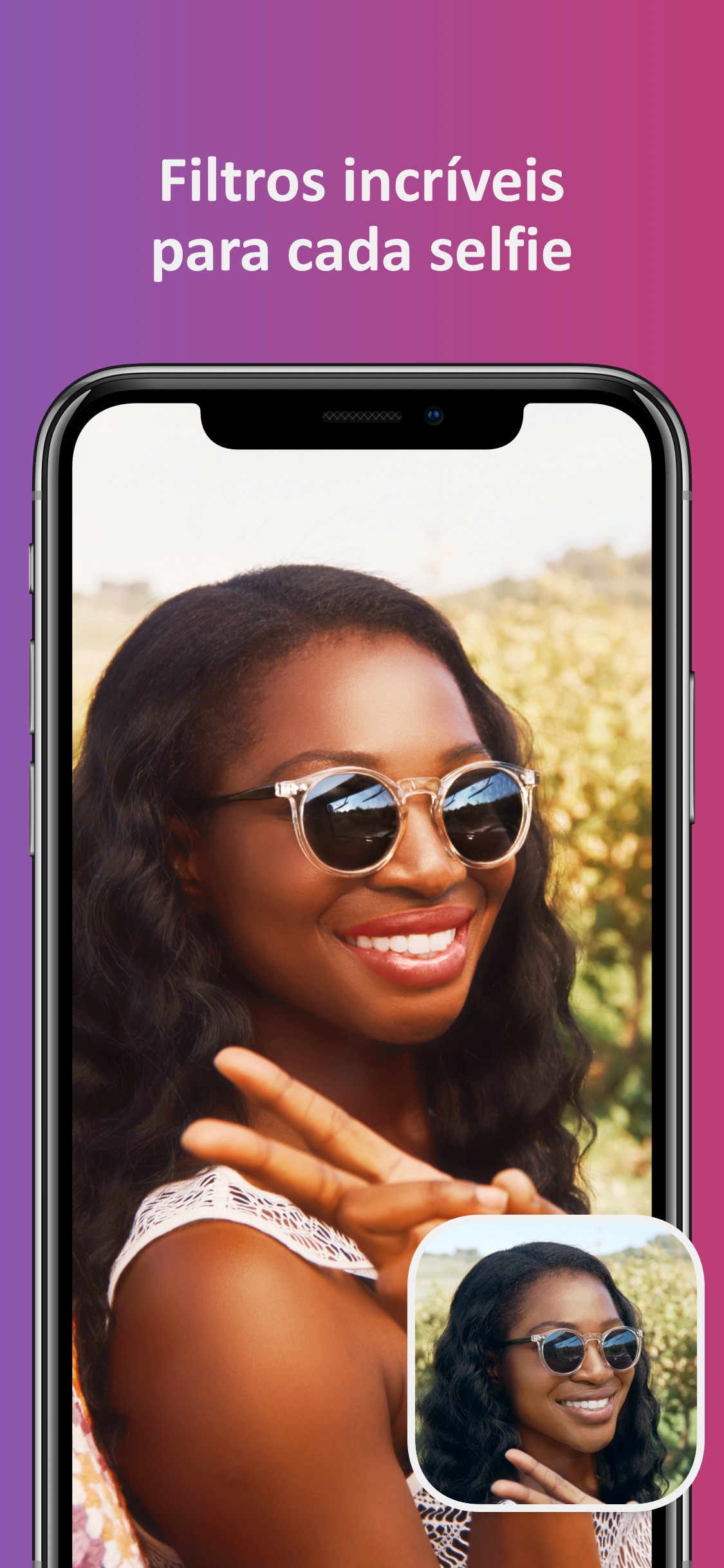 Screenshot do app Facetune2: Editor de Selfies