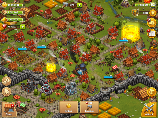 Throne Rush iPad app afbeelding 5