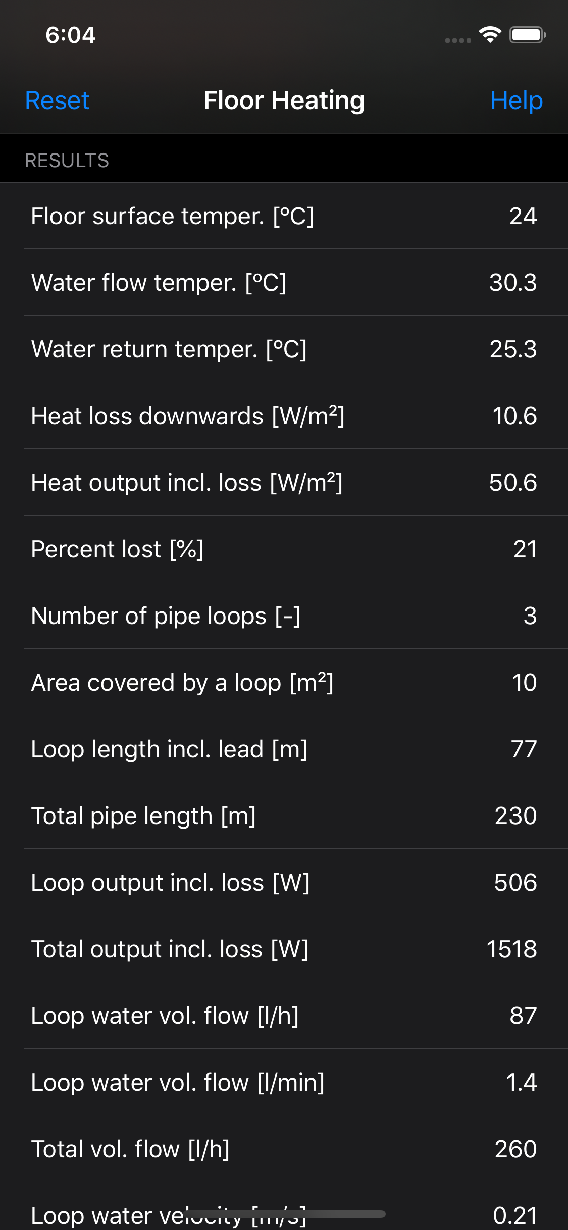 Floor Heating screenshot 3