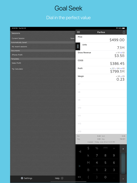 Screenshot #5 pour Paribus Calculator