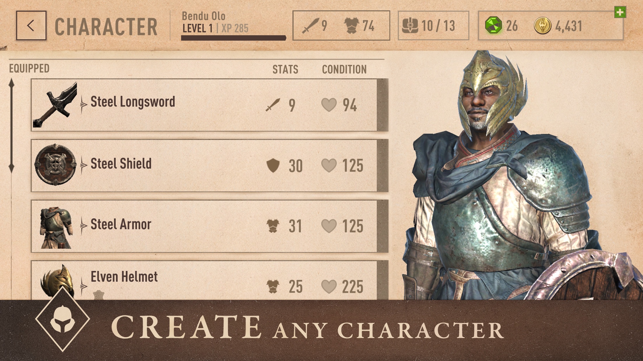 Screenshot do app The Elder Scrolls: Blades