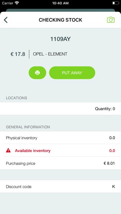 Screenshot #3 pour Warehouse Assistant by Carya