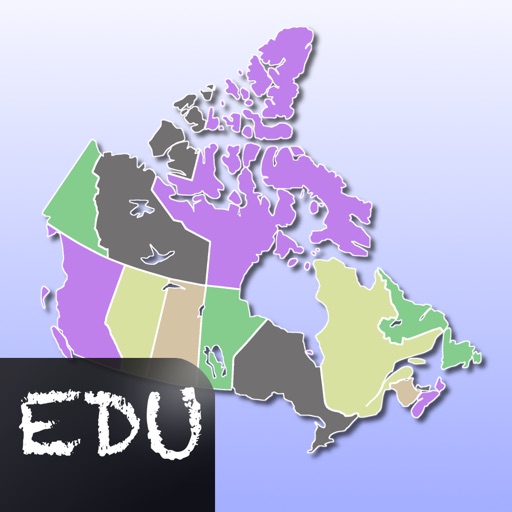 Canada Map Quiz: Education Ed. icon