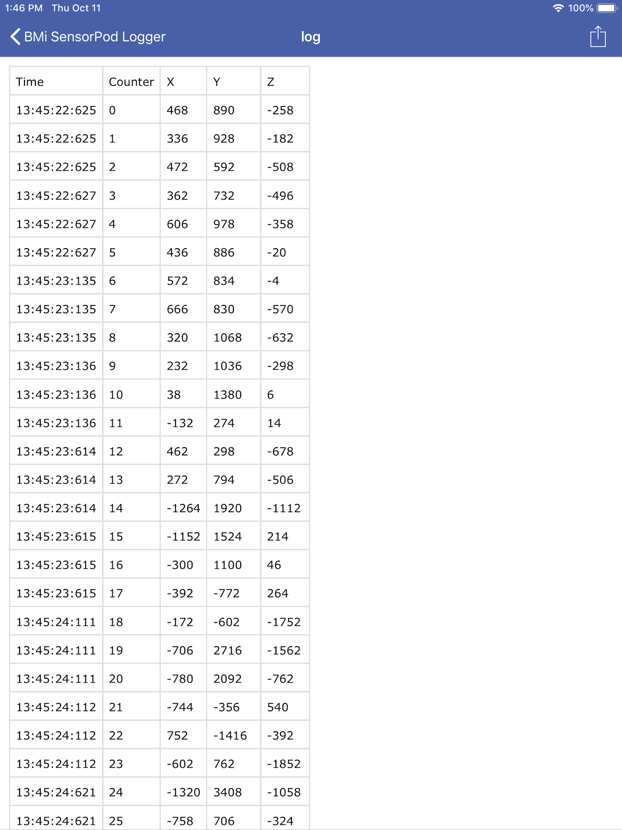 BMi SensorPod Logger screenshot 9