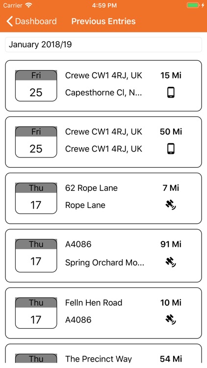 Mileage Track screenshot-3