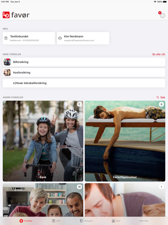 LOfavør iPad screenshot 1 - Utilities app