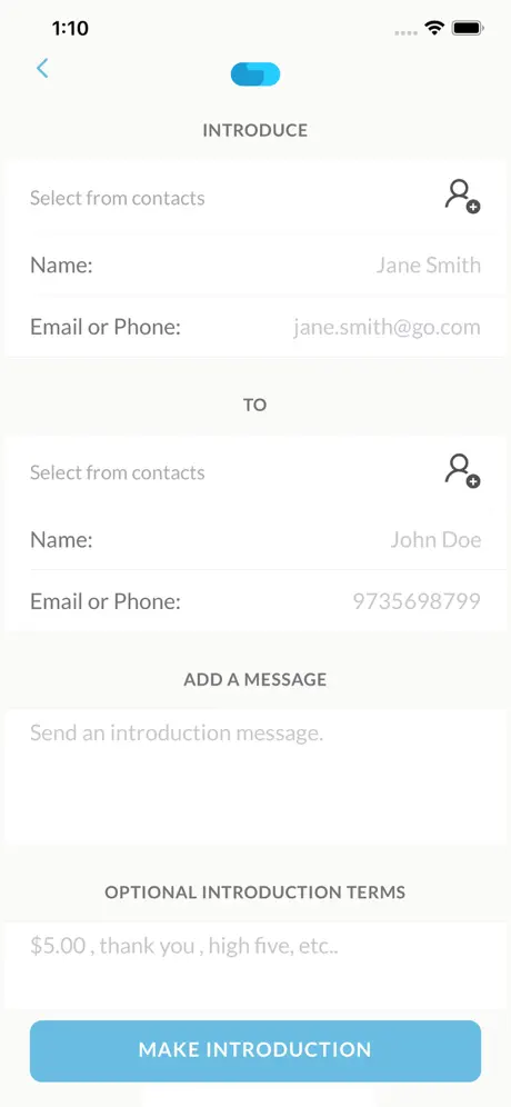 Introduction App