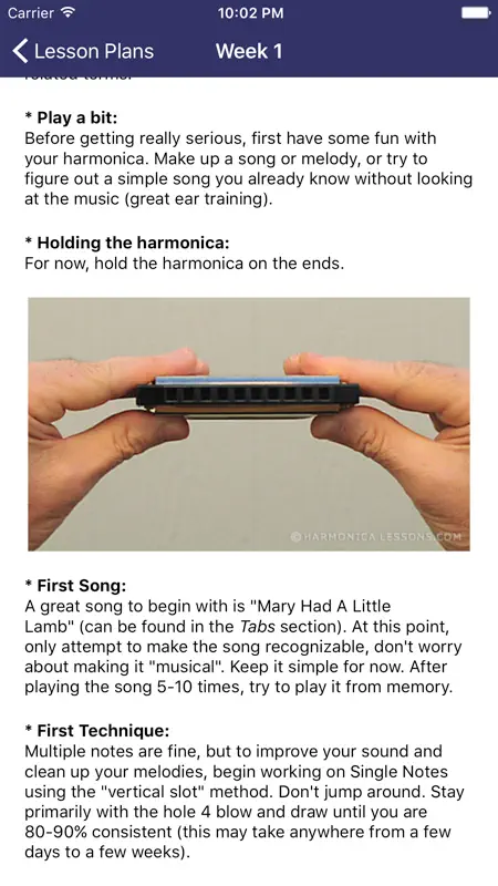Harmonica Beginner Lessons screenshot 5 of 5