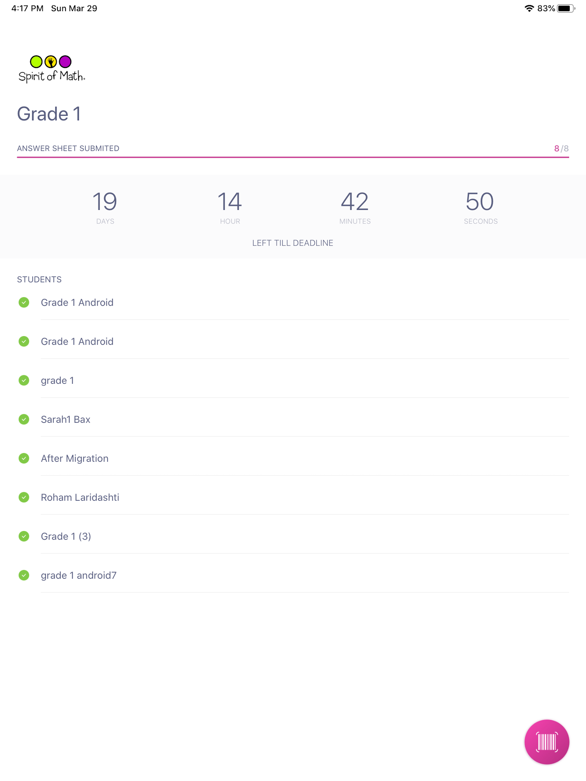 Spirit of Math Contest Scanner screenshot 6