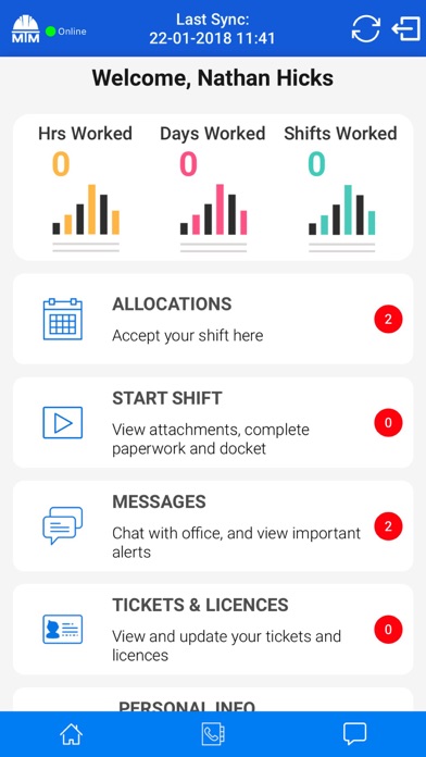 MTM Mobile Screenshot
