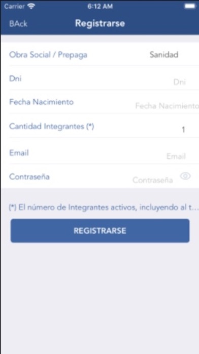Credencial Digital SANIDAD Screenshot