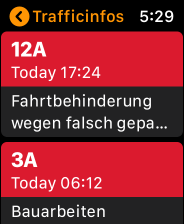 Stadtfahrt