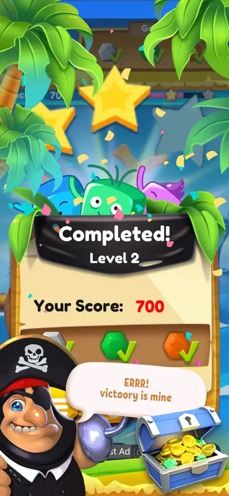 Pirate MATCH 2 – Idle Puzzle