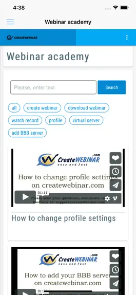 Game screenshot Create Webinar apk