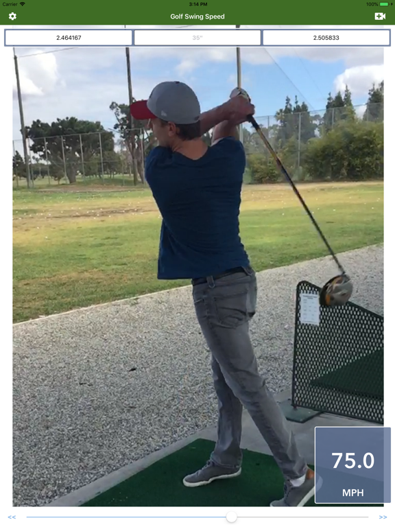 Screenshot #6 pour Golf Swing Speed Analyzer