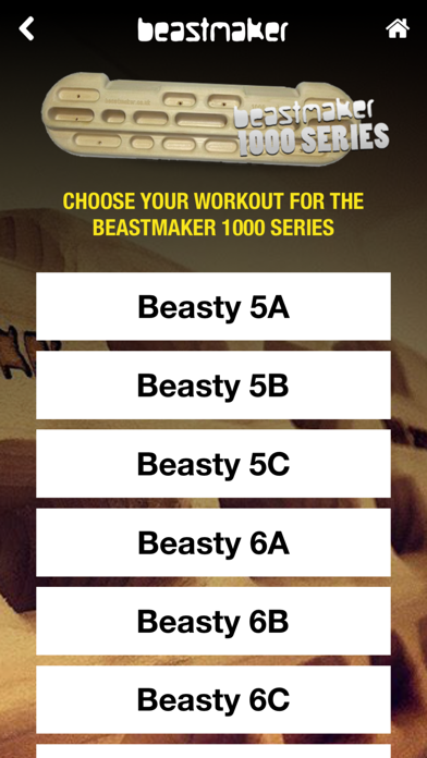 Beastmaker Training App Screenshot