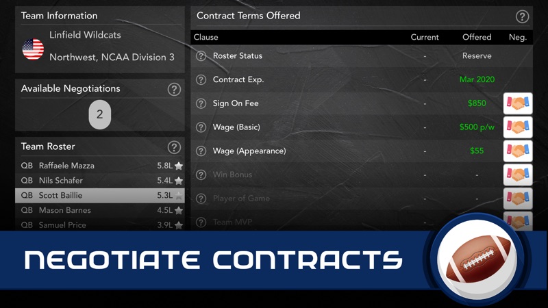 Football Superstar: US Edition screenshot 4