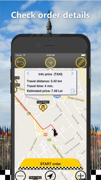 Online TAXI Cluj Screenshot