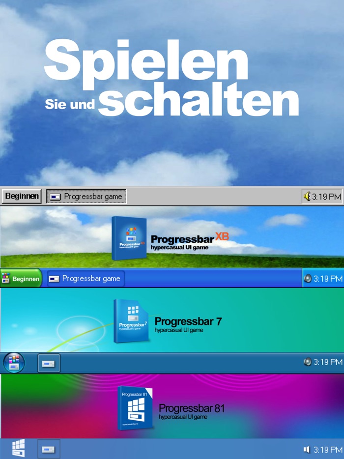 ProgressBar95 Retro-Zeitvertre