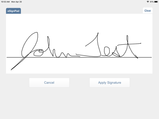 Screenshot #5 pour eSignPad